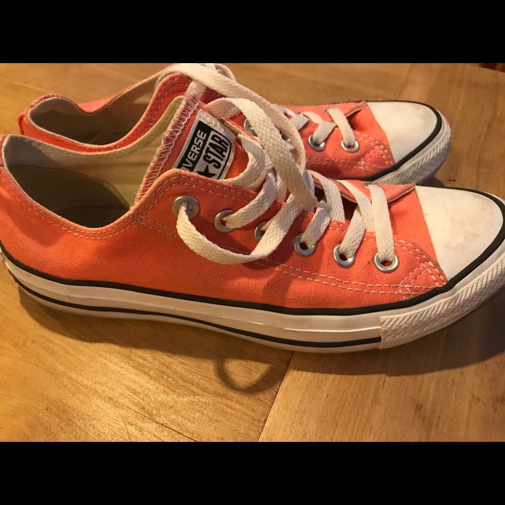 Coral Converse Shoes